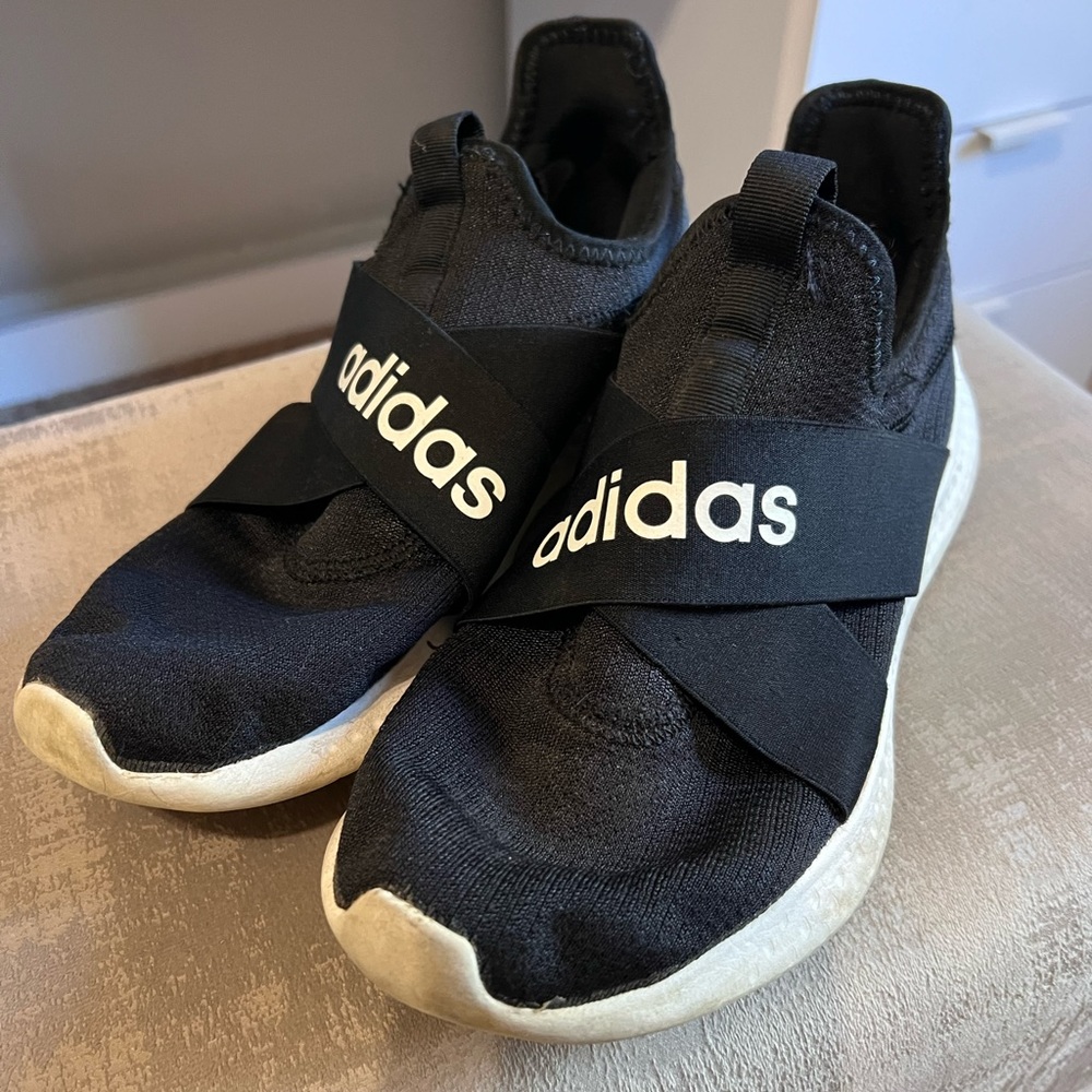 Adidas sneakers, well loved size 9